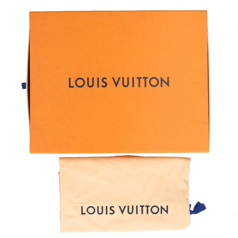 Louis Vuitton LV Sweatshirt Monogram Lambskin Low Cut Sneakers 7.5 — view 5
