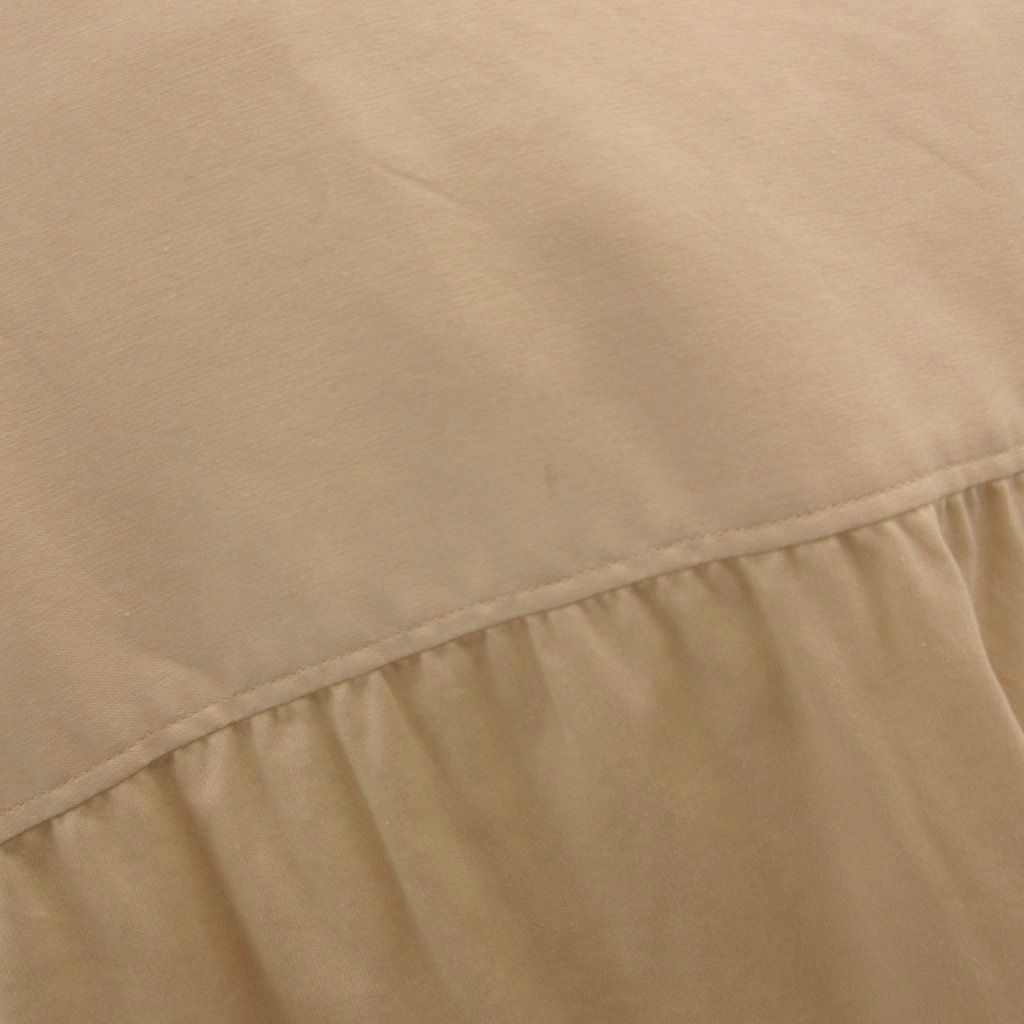 Chanel Shirt Blouse Logo Embroidery CC Long Sleeve 38 Beige — view 8