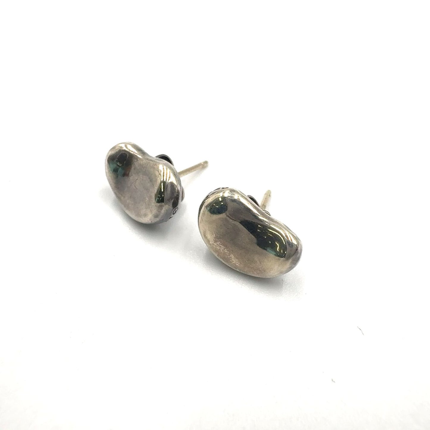 Tiffany & Co Bean Silver Earrings — view 9