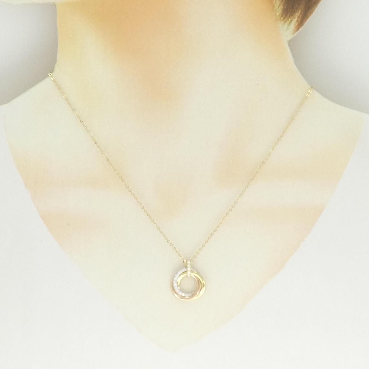 Cartier Trinity Necklace Gold — view 6