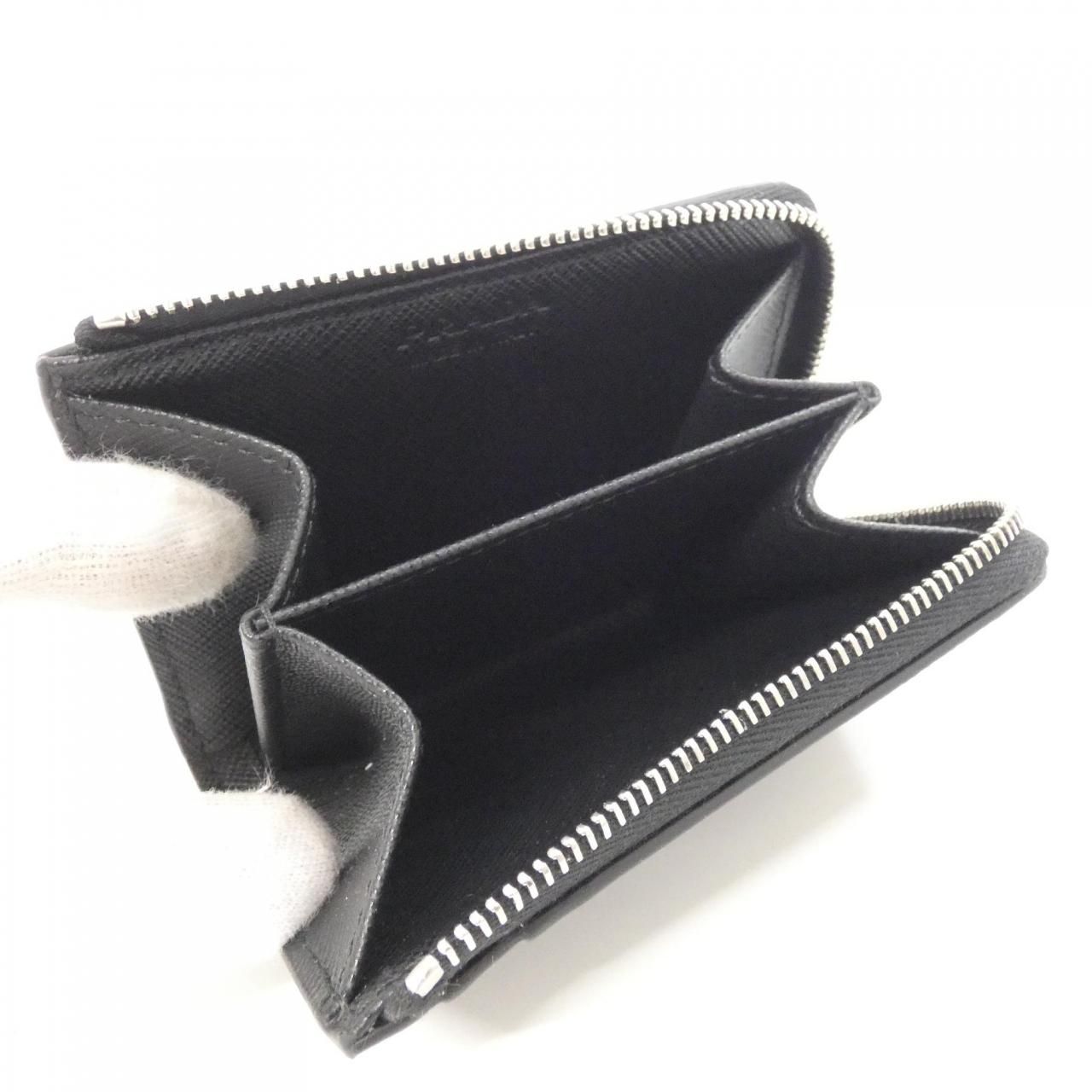Prada Coin Case Coin Purse Silver — view 5