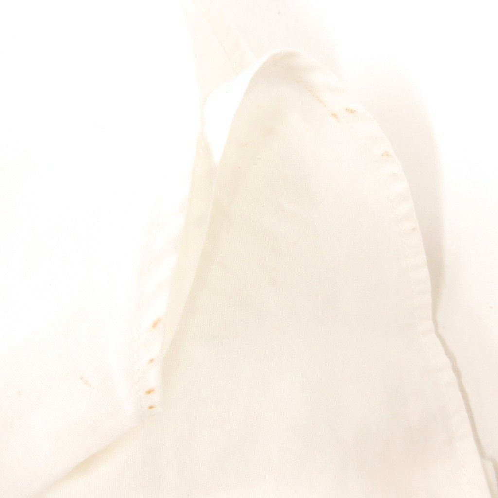Balenciaga Shirt Blouse Double Color Cotton Long Sleeve 34 White — view 9