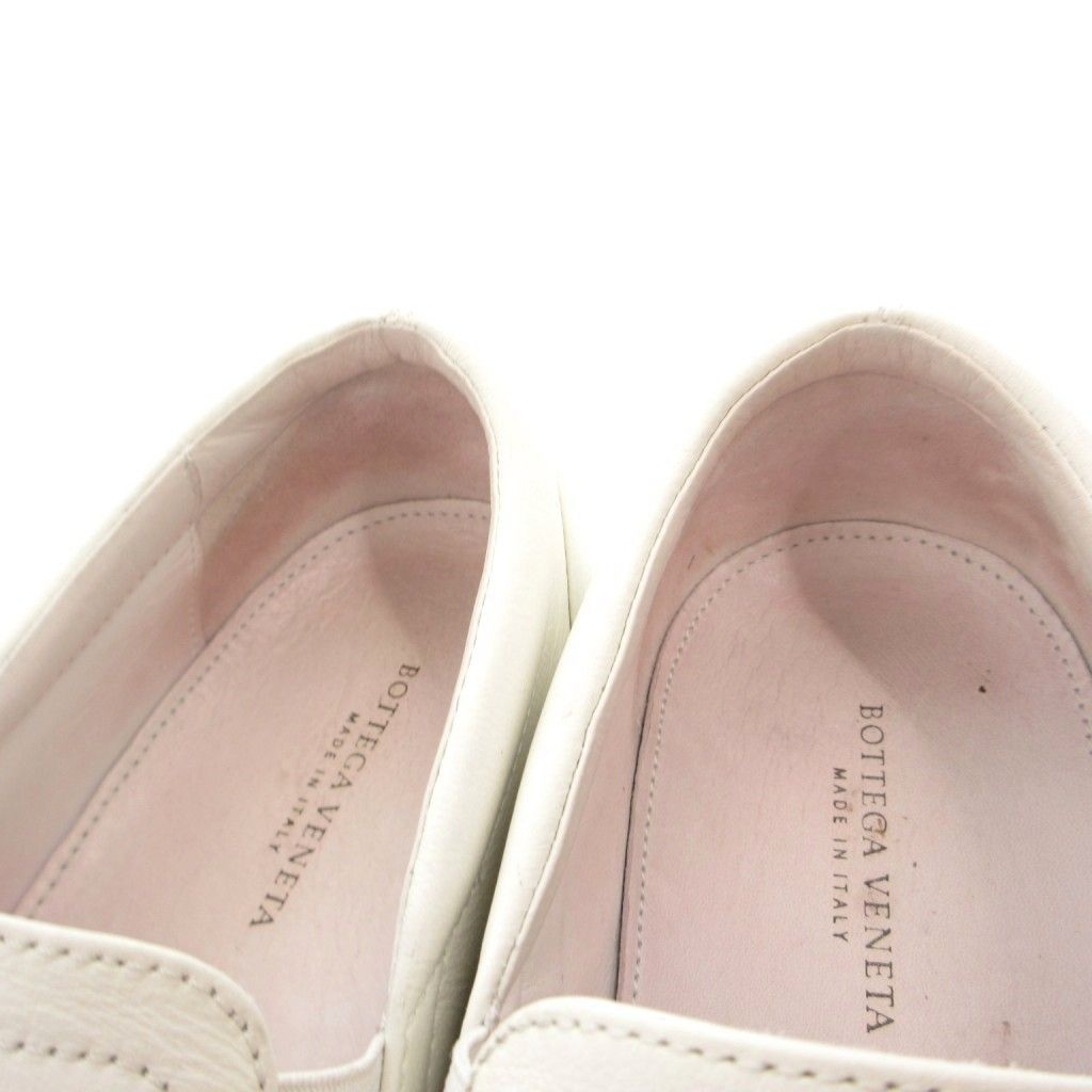 Bottega Veneta Slip on Sneakers Intrecciato Leather 35 White — view 8