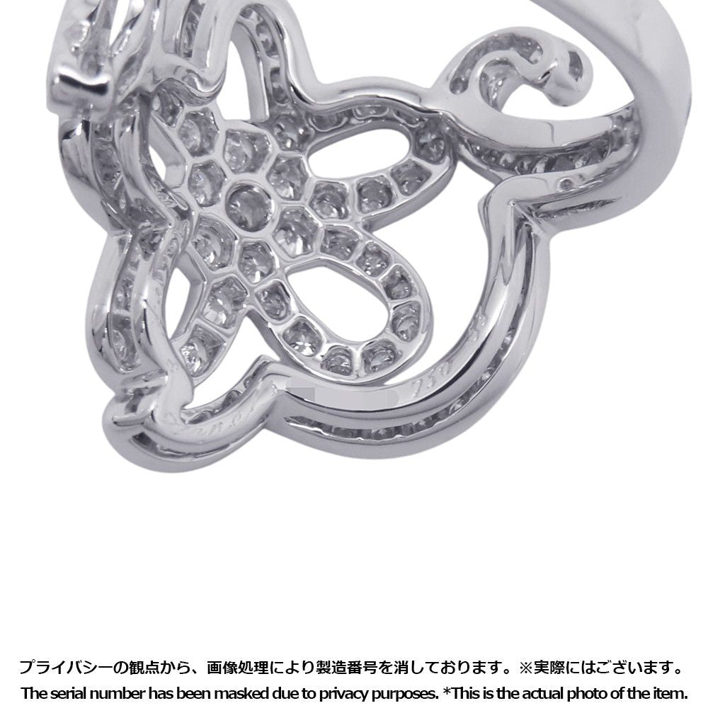 Van Cleef & Arpels Ring Dentelle Diamond 18k White Gold — view 9