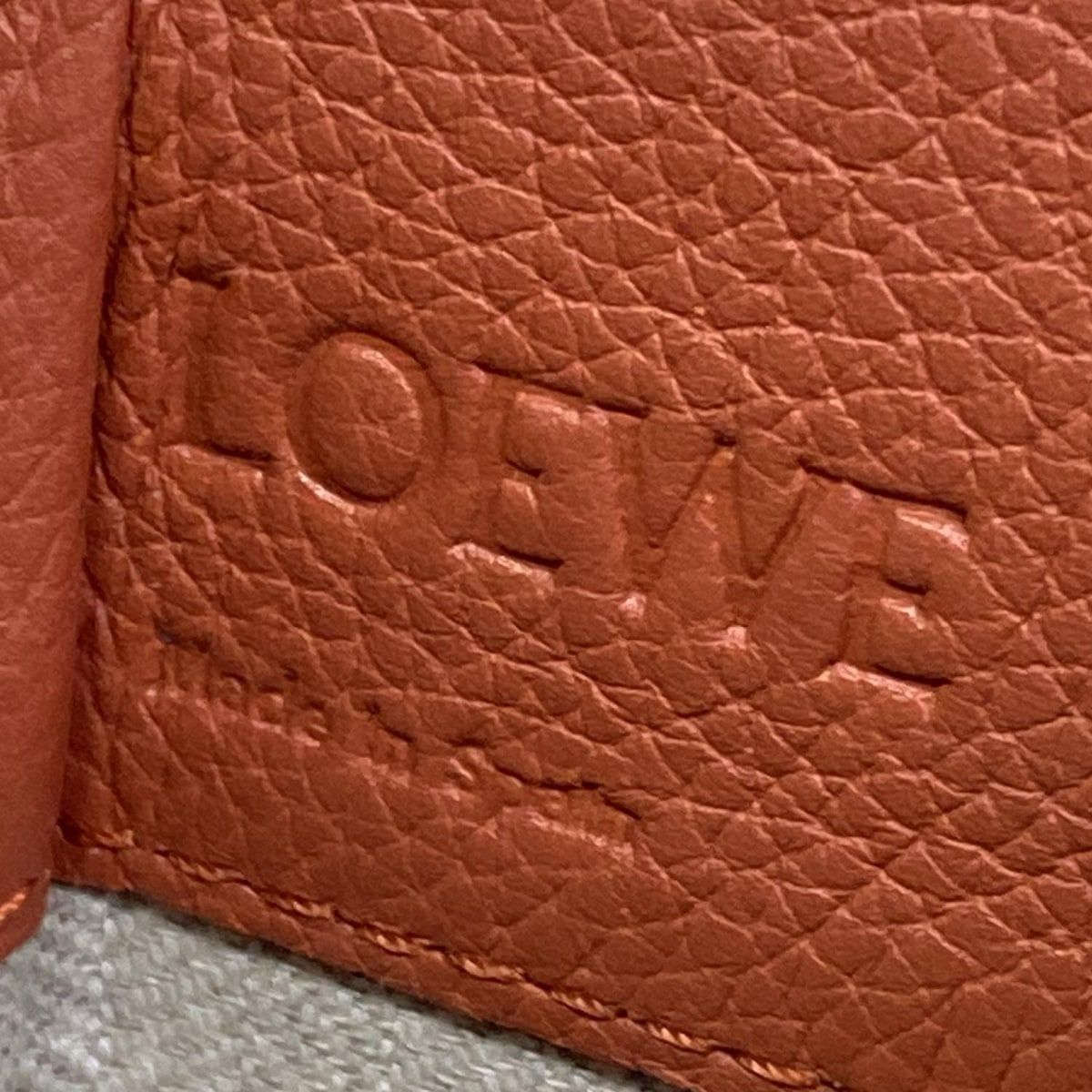 Loewe Handbag Hammock Drawstring Bag Mini Red Brown — view 9