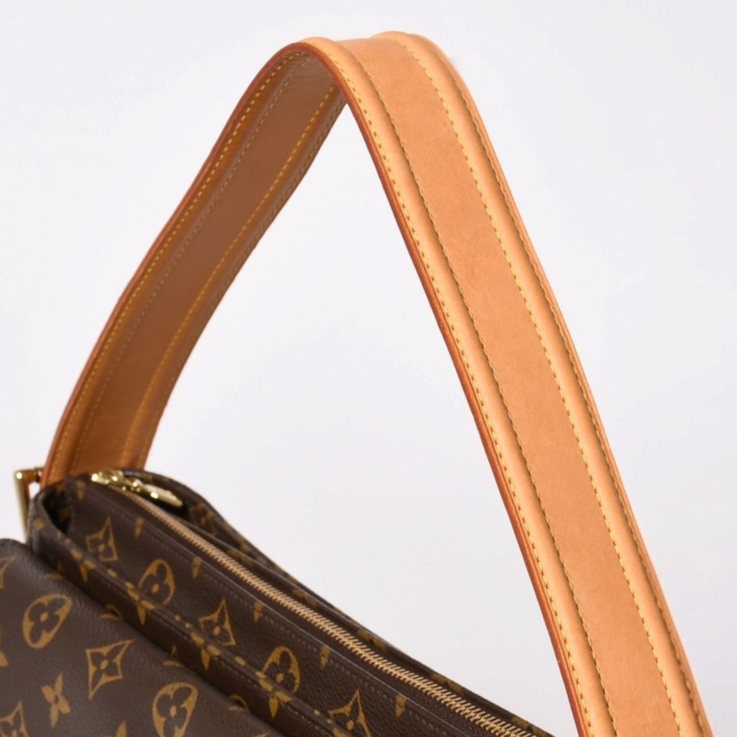 Louis Vuitton Viva-Cite GM Bag Monogram Brown Gold — view 8