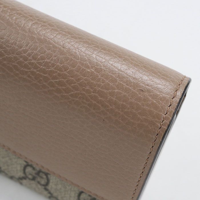 Gucci Bicolor Continental Wallet Double Bifold Leather — view 8