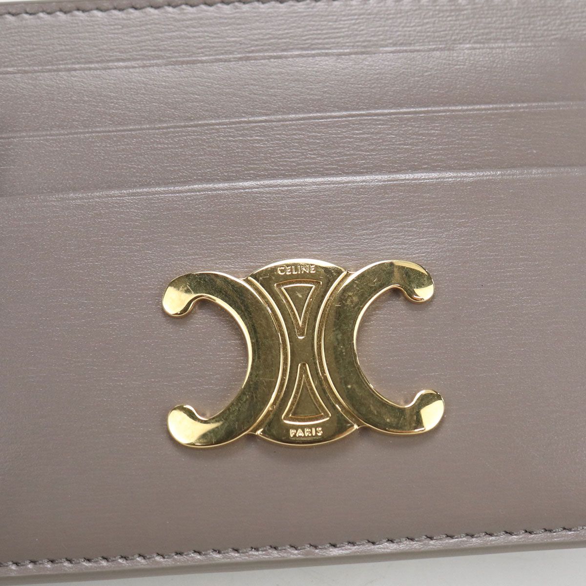 Celine Card Holder Triomphe Case Leather — view 7