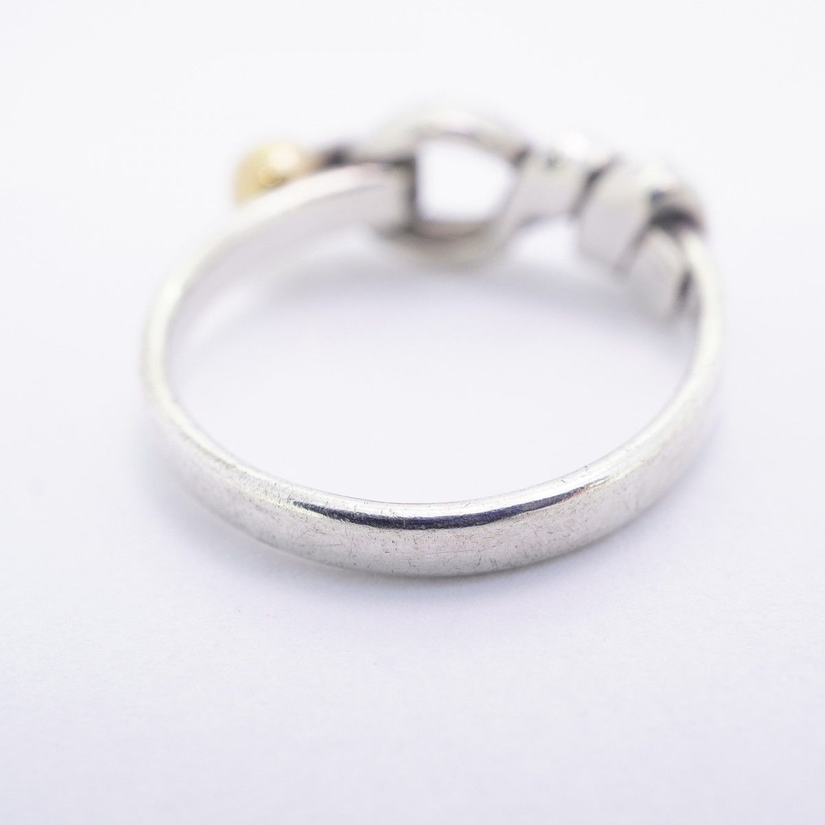 Tiffany & Co Ring Hook Eye 18k Yellow Gold 925 Sterling Silver — view 8