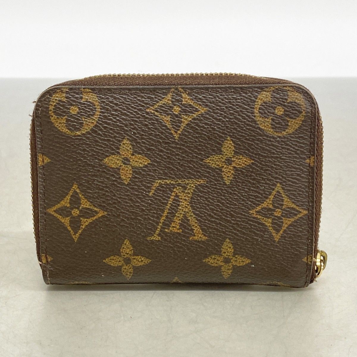 Louis Vuitton Coin Case Monogram Zippy Purse Brown — view 9