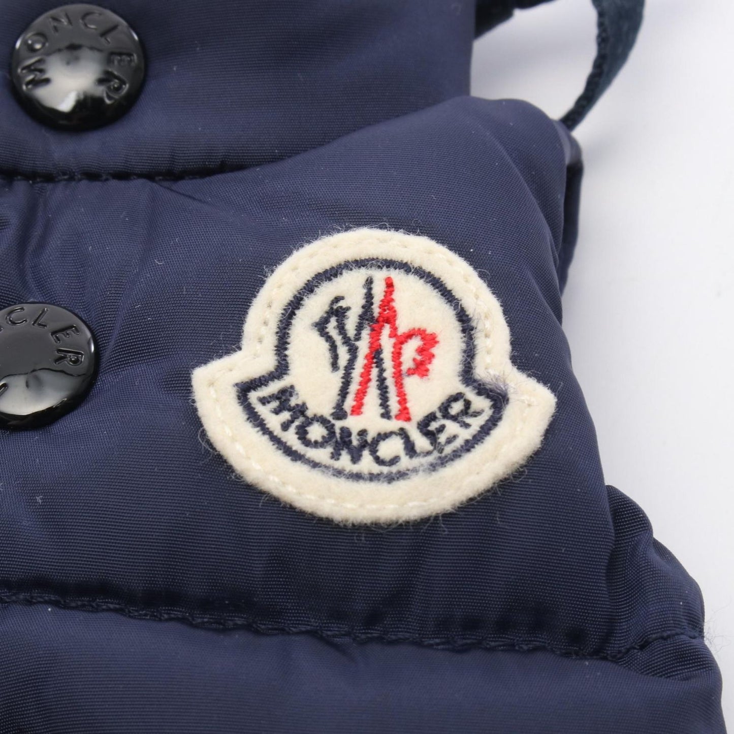 Moncler Charm Vest with Key Ring Black Nylon Leather — view 4