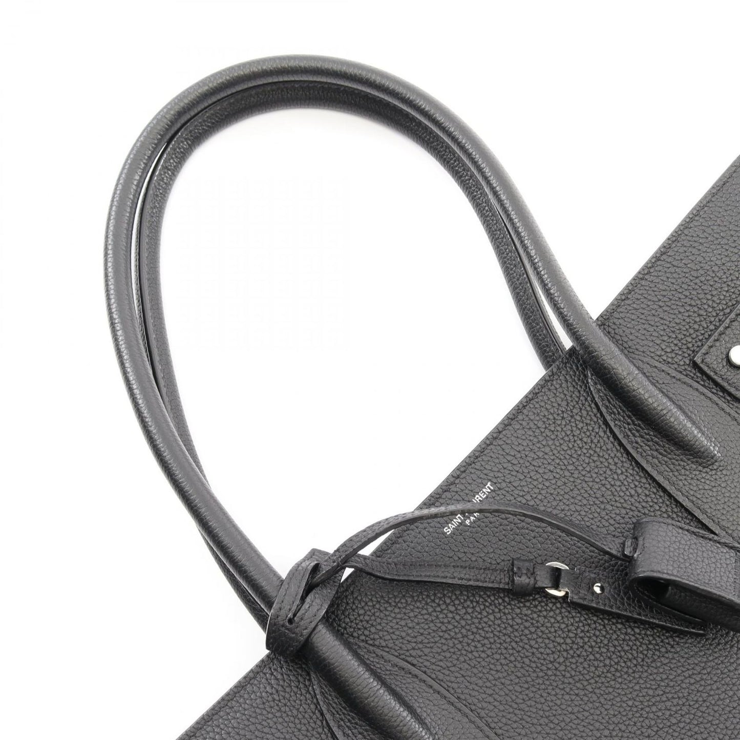 Saint Laurent Paris Tote Sac de Jour Small Black Leather — view 8
