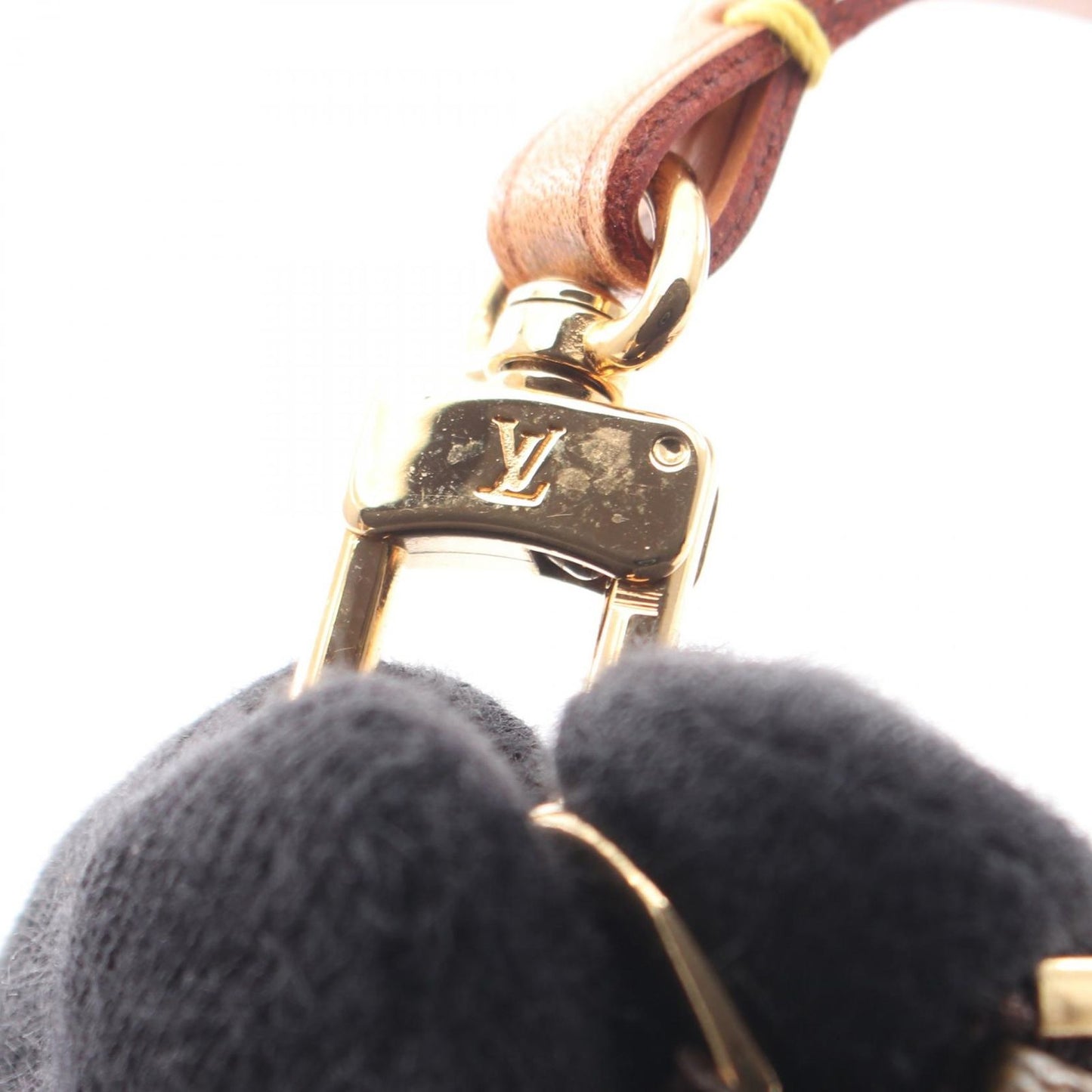 Louis Vuitton Handbag Pochette Canvas Leather — view 9