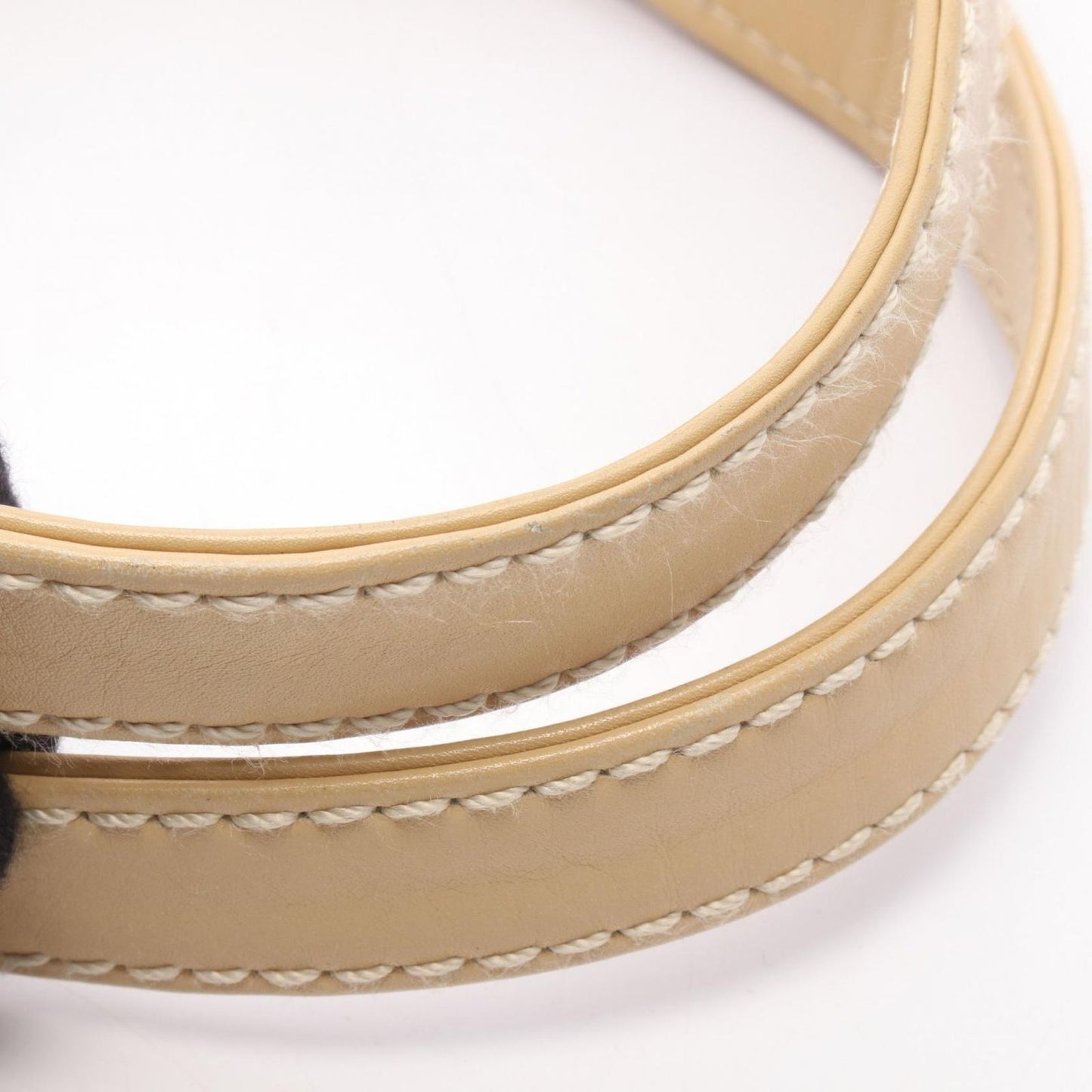 Chanel Tote Wild Stitch Beige Leather — view 9