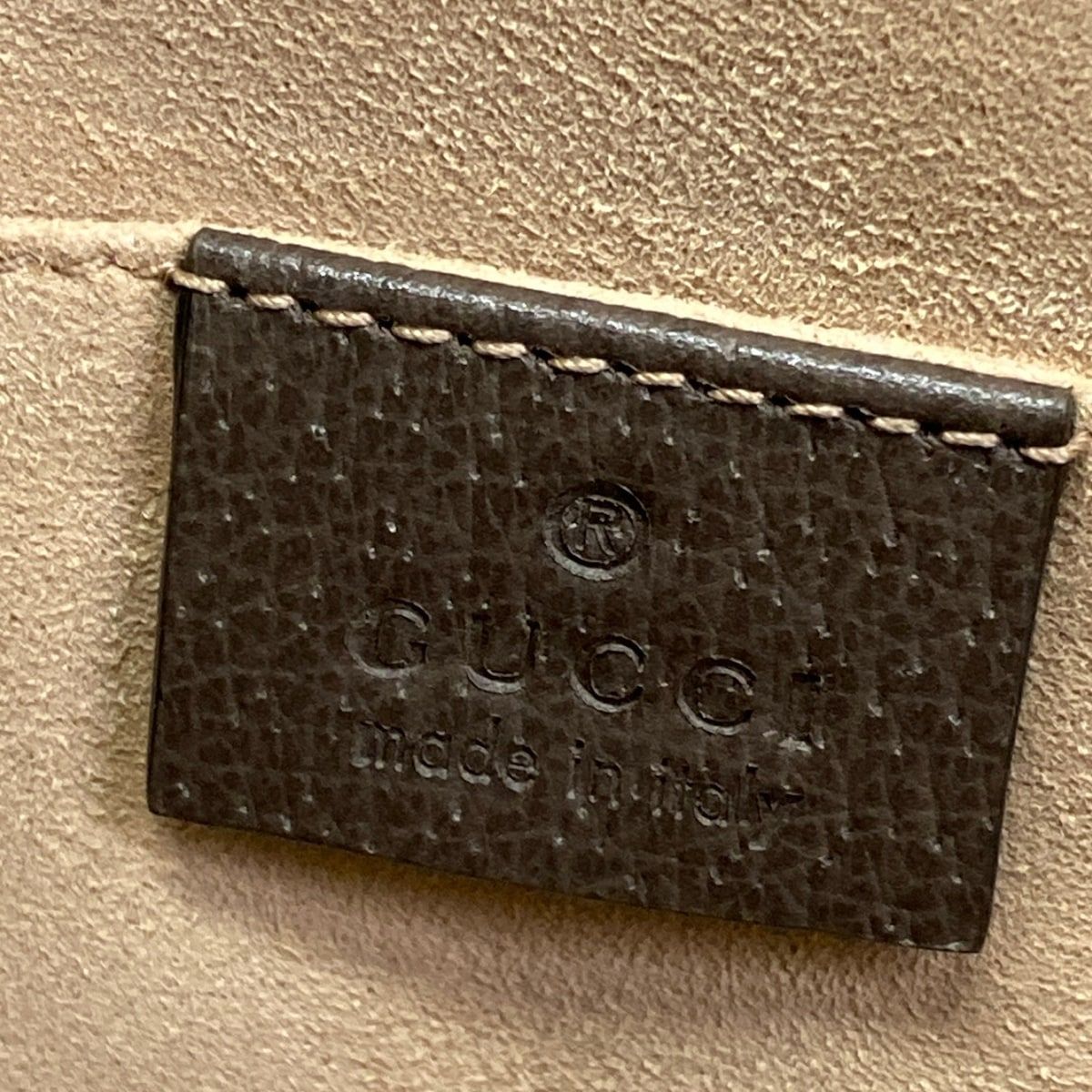 Gucci Handbag Ophidia GG Small Tote Beige Dark Brown Multi Leather — view 9
