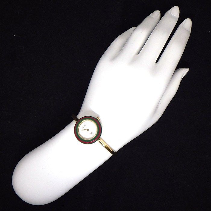 Gucci Watch Change Bezel 11 12 Multicolor 10 White Dial — view 9