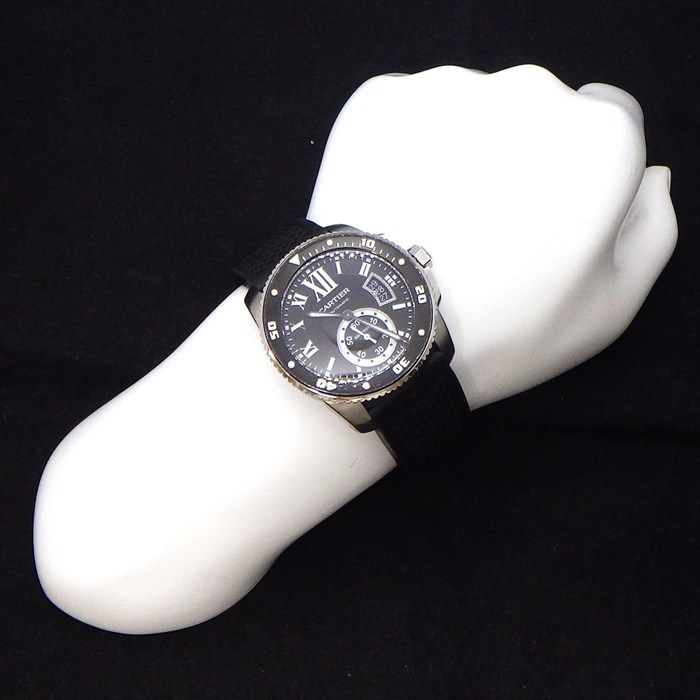 Cartier Watch Caliber Date Small Second Luminous Index Hand Rotating Bezel — view 9