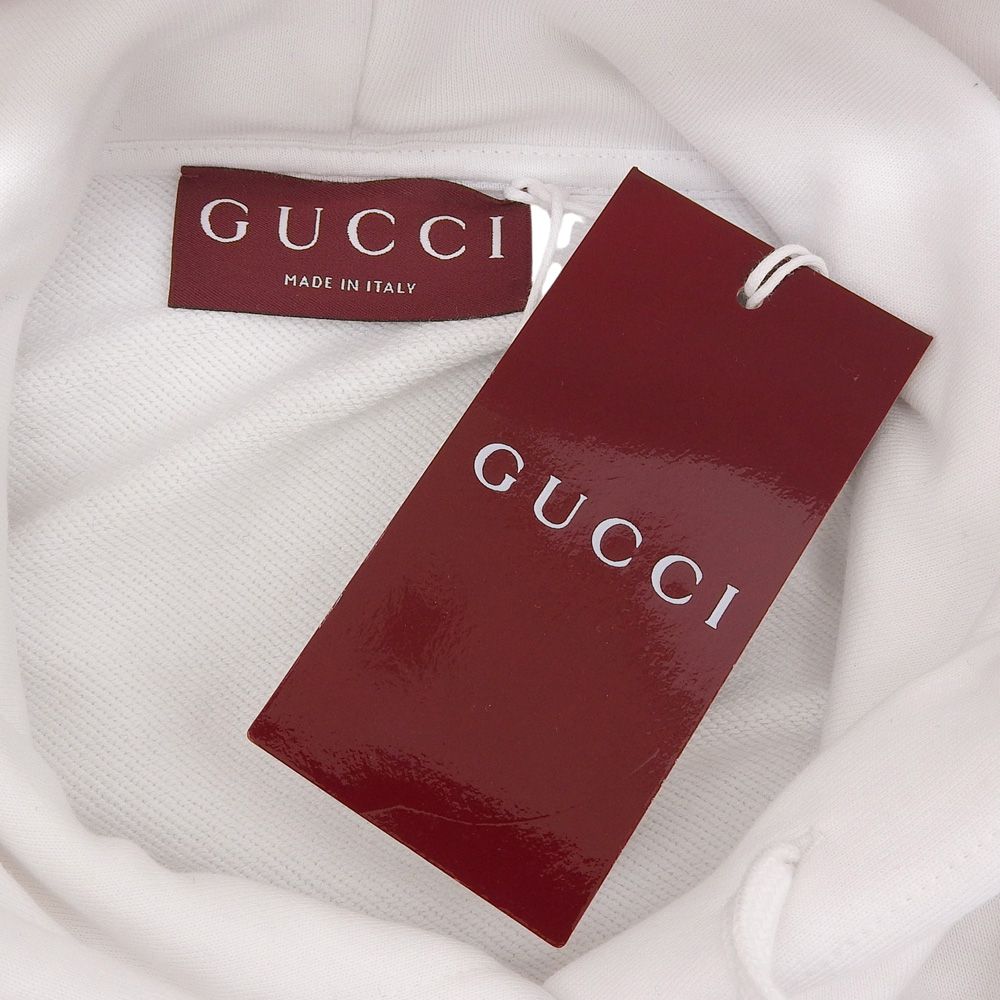 Gucci Logo Embroidery Hoodie Sweatshirt Higuchi Yuko Collaboration S White — view 8