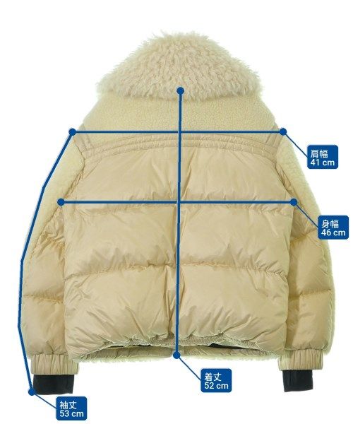 Moncler Jacket Kids Ivory — view 8