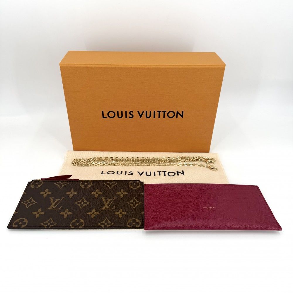 Louis Vuitton Shoulder Bag Chain Wallet Crossbody Pochette Felicity Pink — view 8