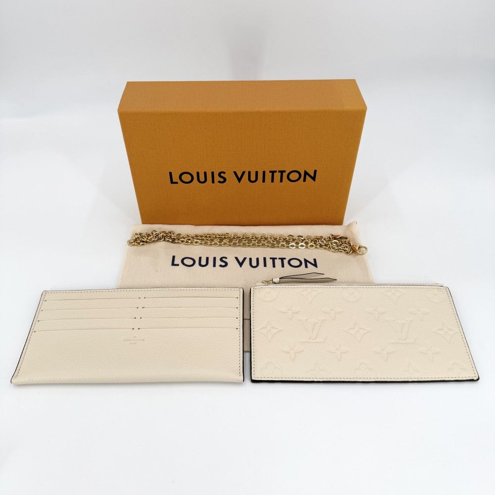 Louis Vuitton Shoulder Bag Monogram Empreinte Pochette Felicity Chain Wallet — view 9