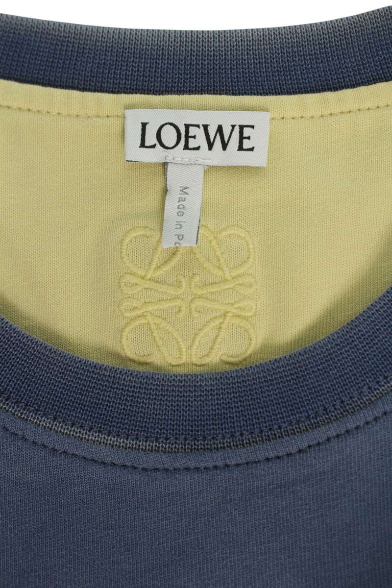 Loewe Oversized Washed Logo Embroidery T-Shirt — view 3