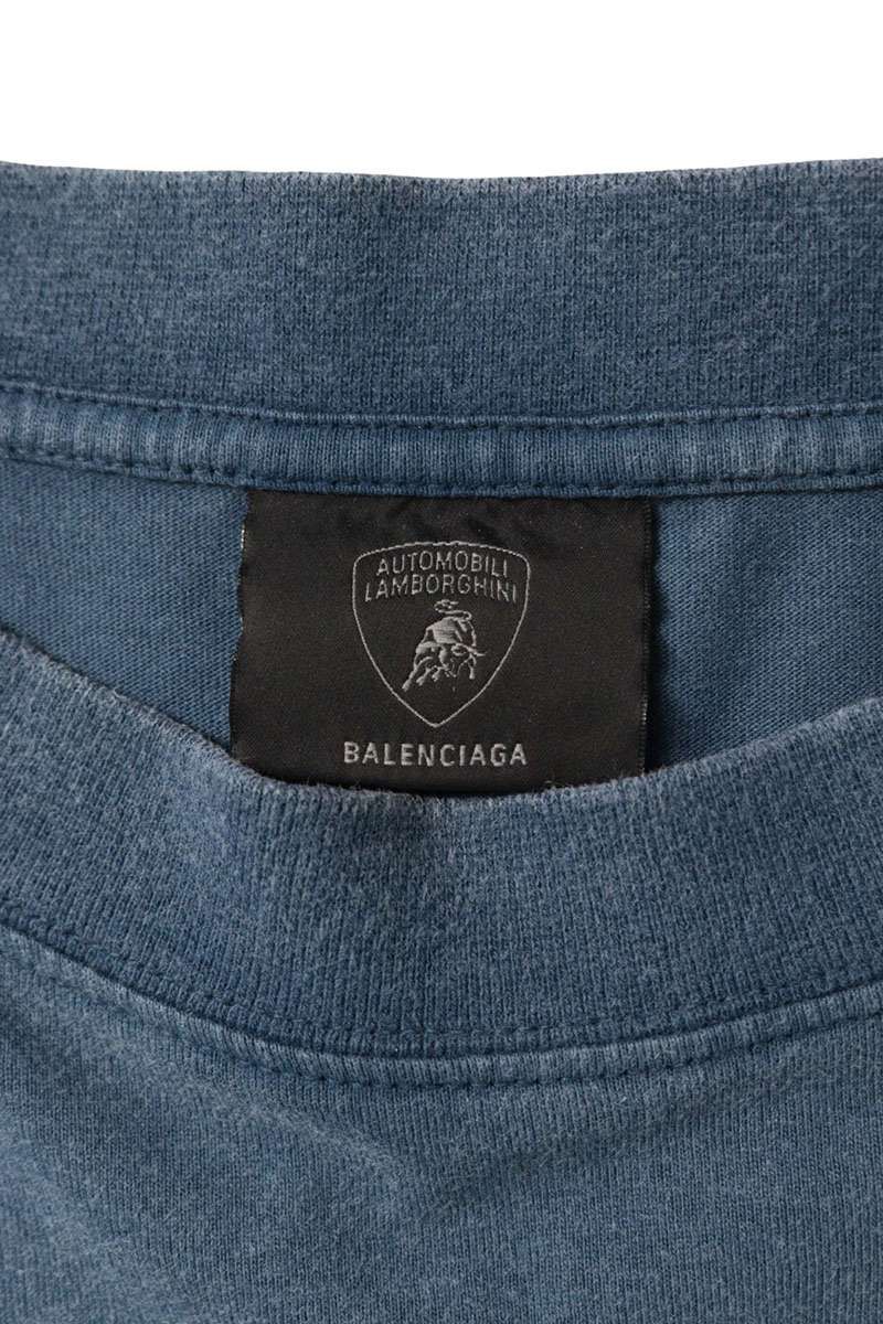 Balenciaga Lamborghini Logo Print T-Shirt — view 3