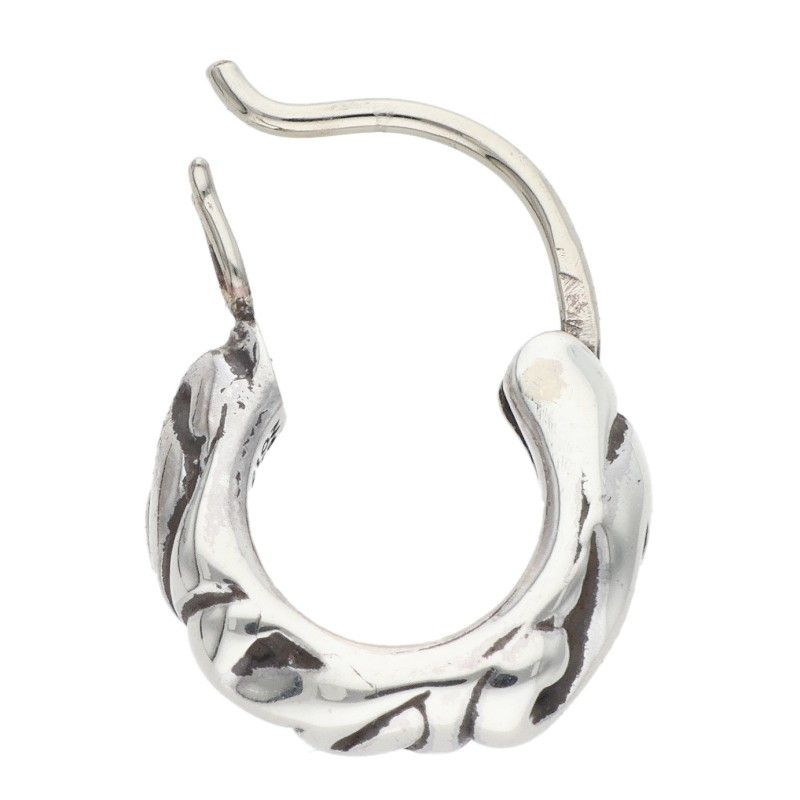 Chrome Hearts Tny Hoop Scrl Thai Nice Kroll Silver Earrings — view 5