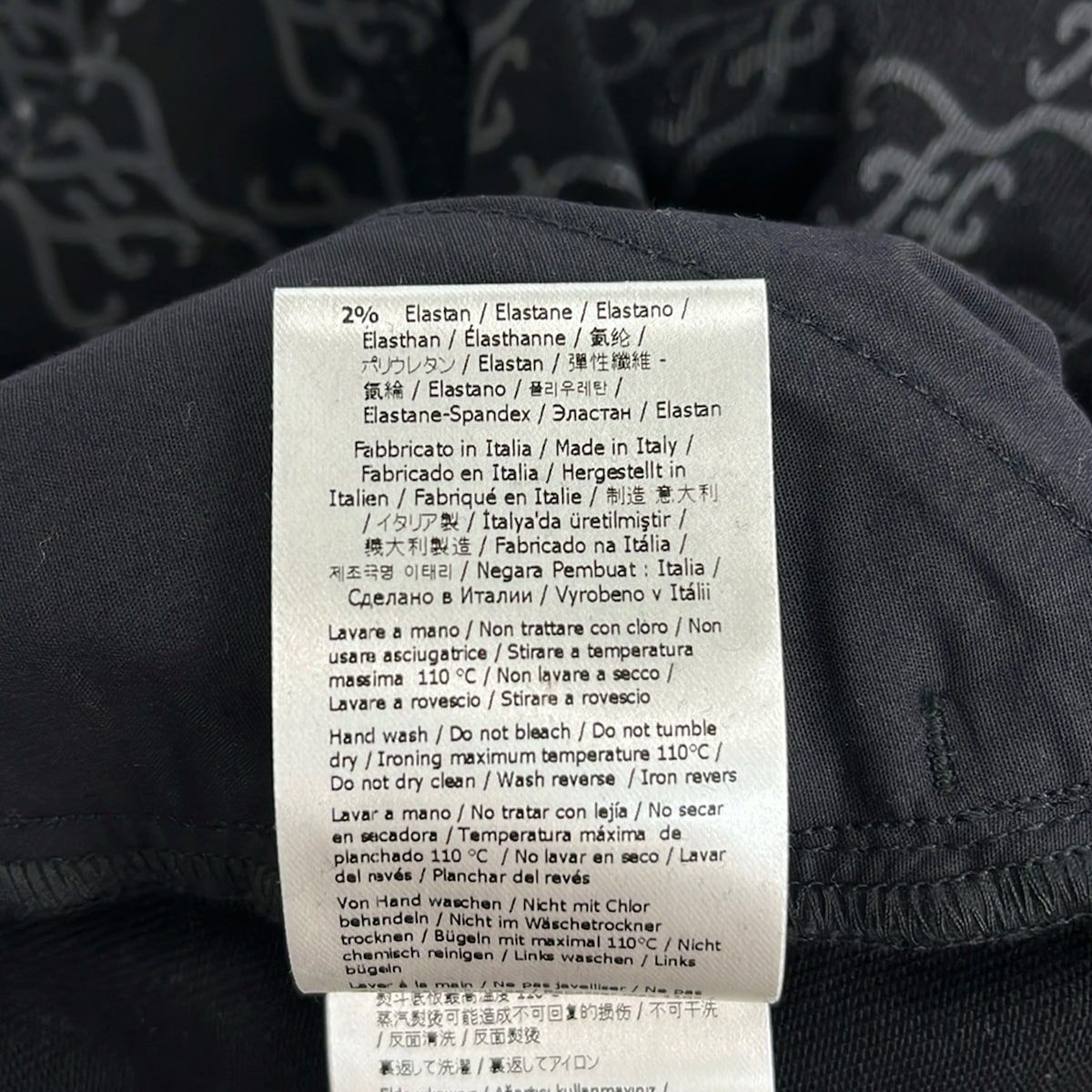 Fendi Jeans IT 38 Black Gray Full Length — view 5