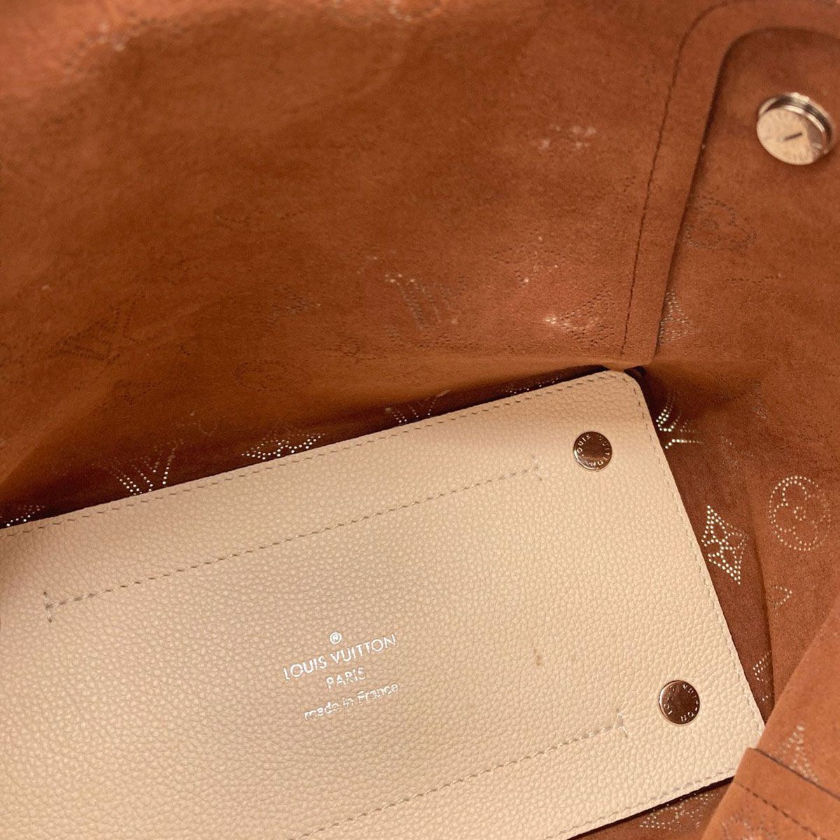 Louis Vuitton Hina PM Handbag Mahina Leather — view 9