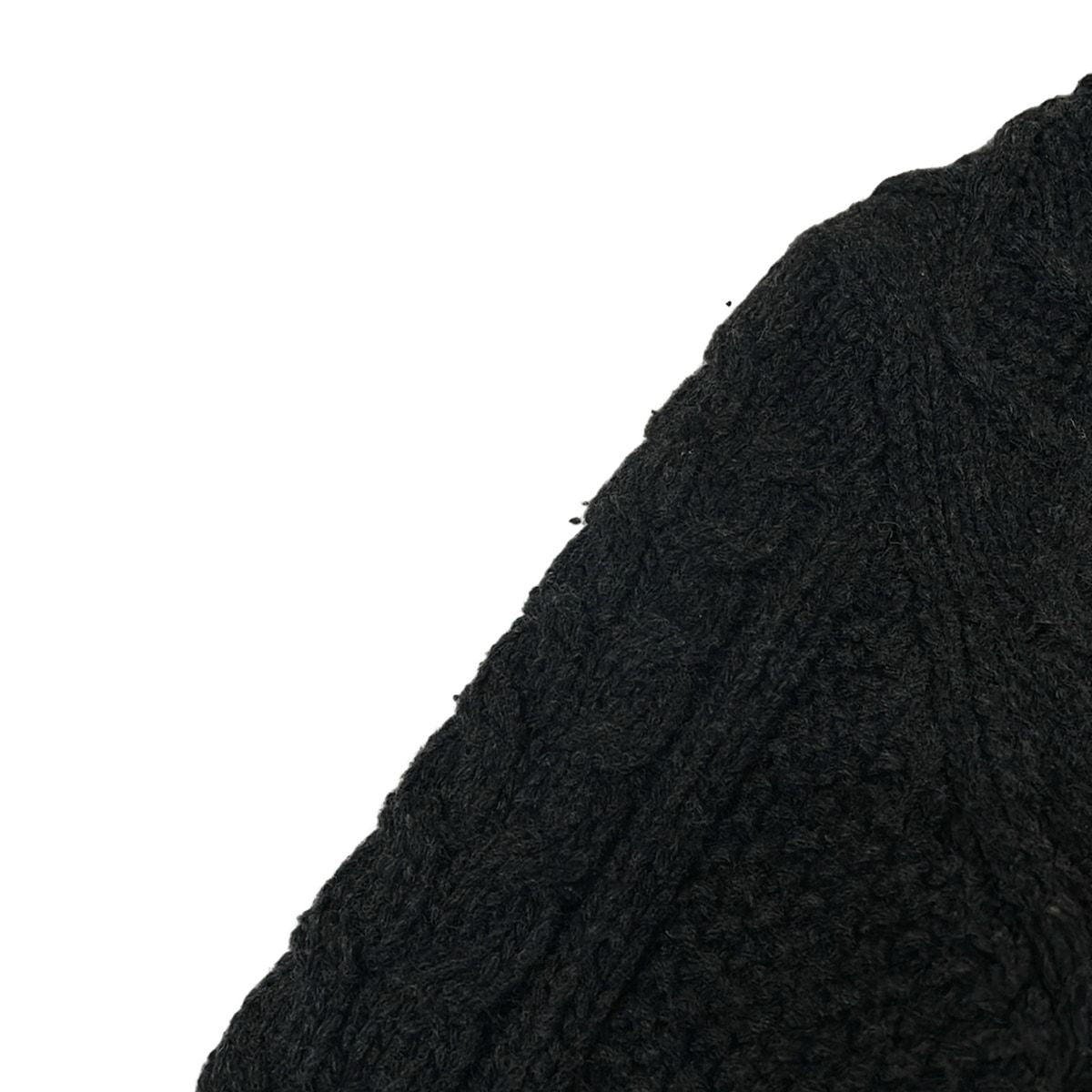 Moncler Long Sleeve Sweater L Maglione Tricot Ciclista Dark Gray Turtleneck — view 7