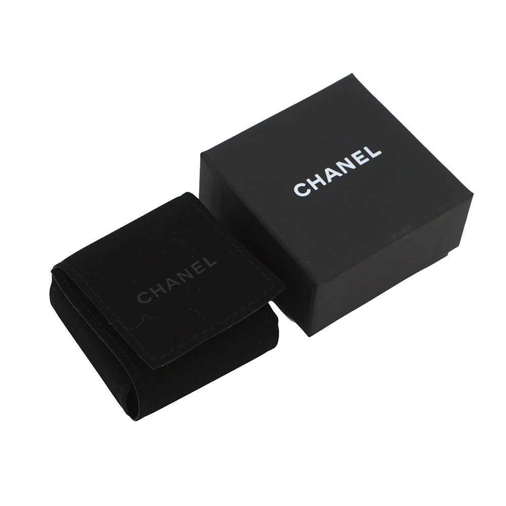 Chanel Earrings CC Logo Rhinestone 26 — view 6