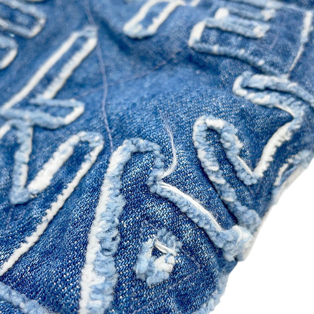 Chanel 22 Mini CC Logo Denim 2-Way Shoulder — view 9