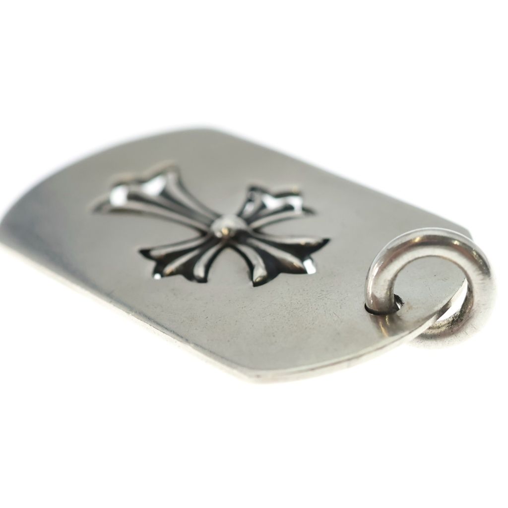 Chrome Hearts D Tag Lrg Cross Dagg Cutout Large Pendant Silver — view 6