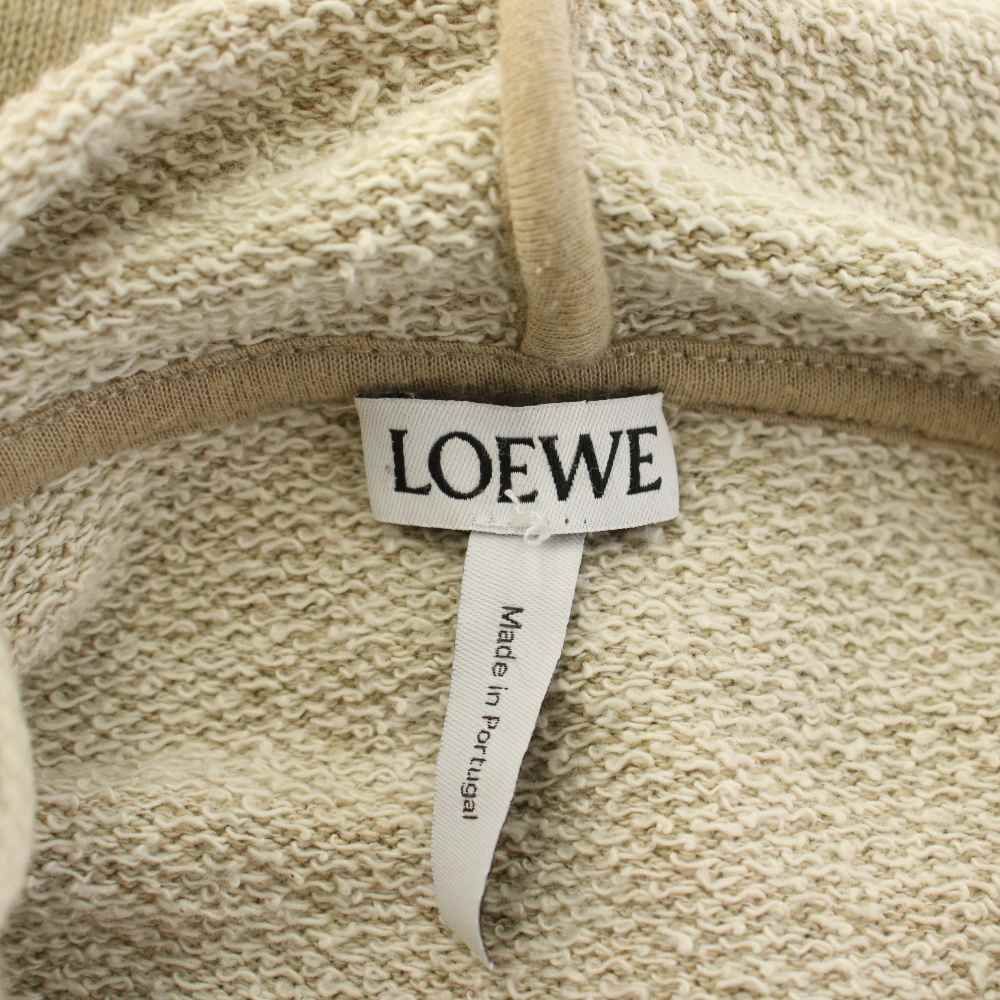 Loewe Pullover Hoodie Long Sleeve Botanical Pattern Beige TK — view 7
