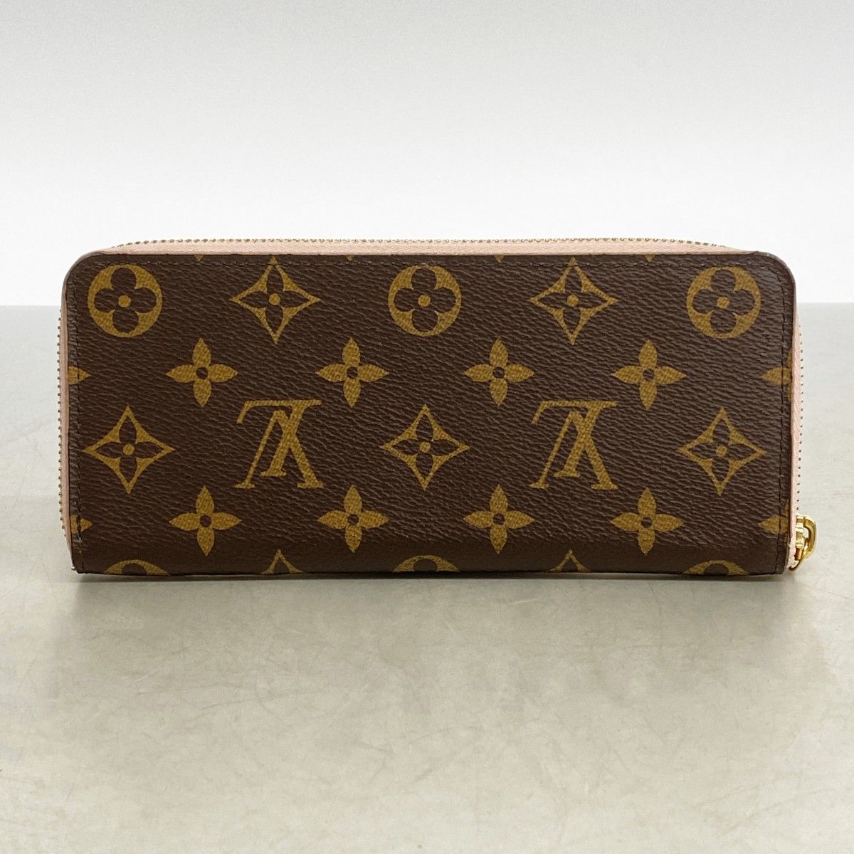 Louis Vuitton Wallet Monogram Portefeuille Clemence Blue Rosevalerine Flower — view 8