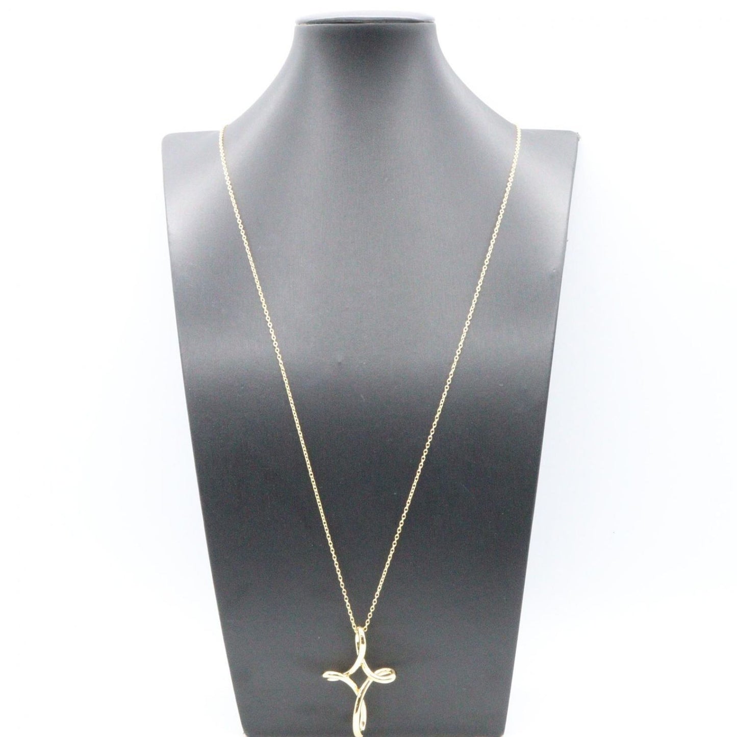 Tiffany & Co Necklace Open Cross 78.5 cm 18k — view 5