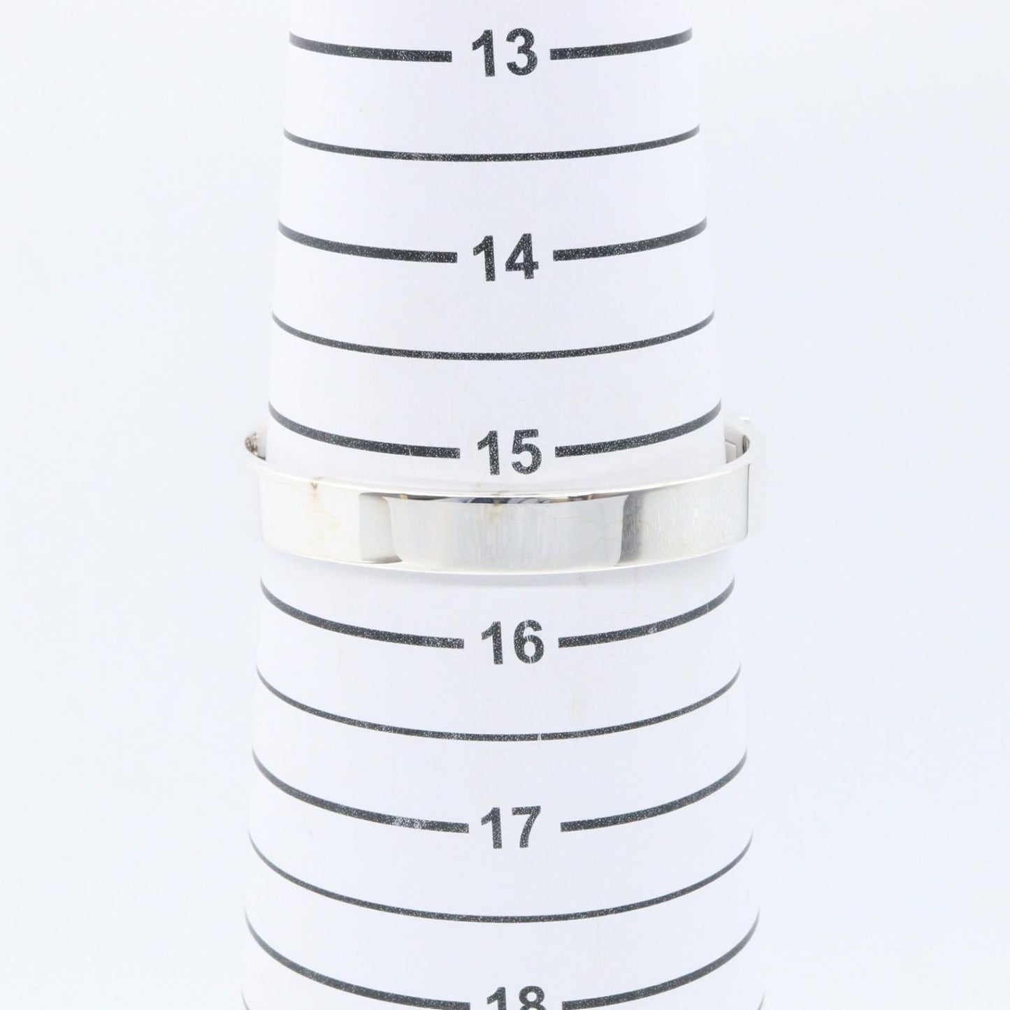 Hermes Bangle Collier de Chien Hangul 15.5 cm 925 Sterling Silver Bracelet — view 7