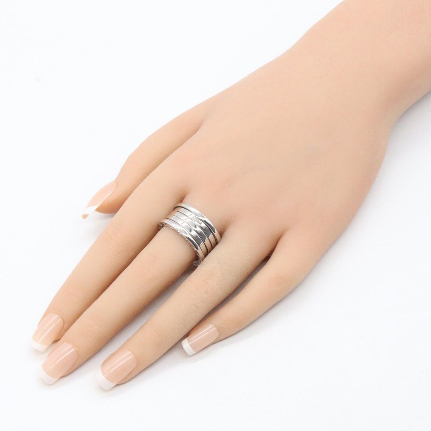 Bvlgari Ring B-zero One Band 18k White Gold — view 8