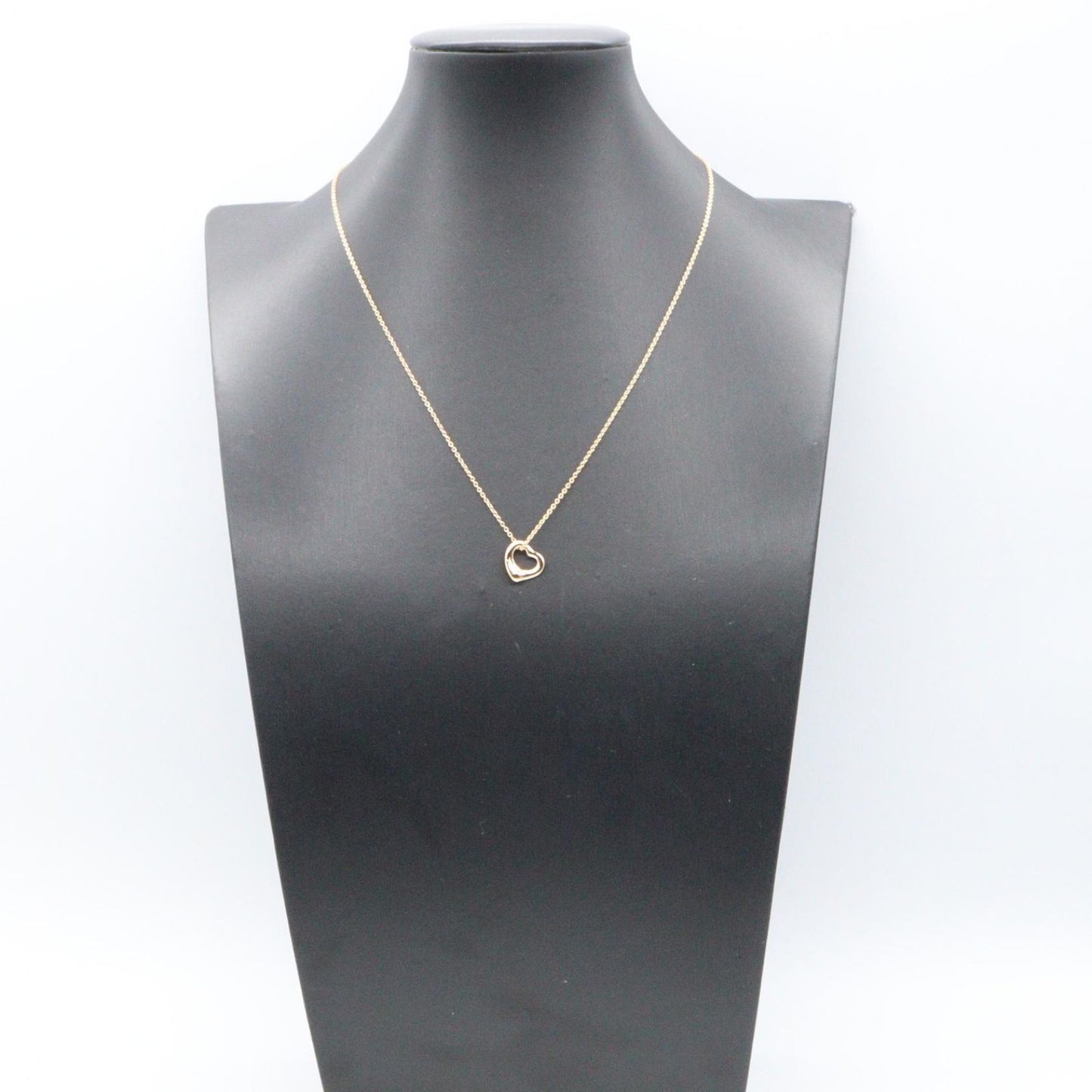 Tiffany & Co Necklace Open Heart Mini 40.5 cm 18k Pink Gold — view 6