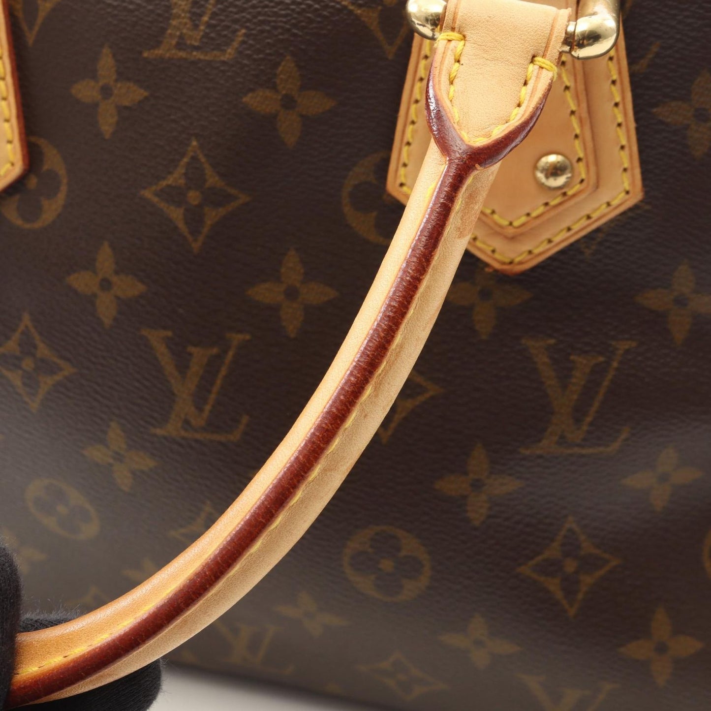 Louis Vuitton Handbag Manhattan PM Monogram Canvas Leather — view 9
