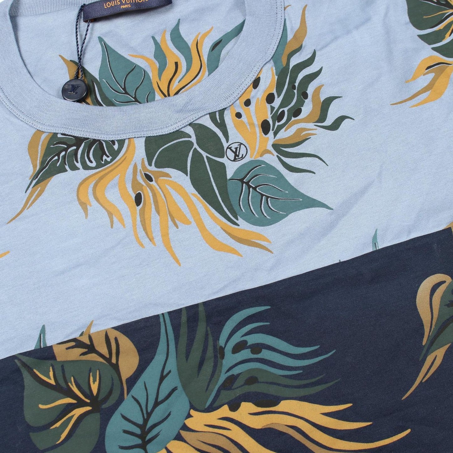 Louis Vuitton Short Sleeve T-Shirt Botanical Crew Neck Cotton — view 6