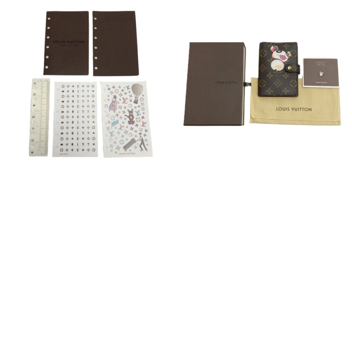 Louis Vuitton Monogram Panda Agenda PM Notebookcover Pouch — view 8