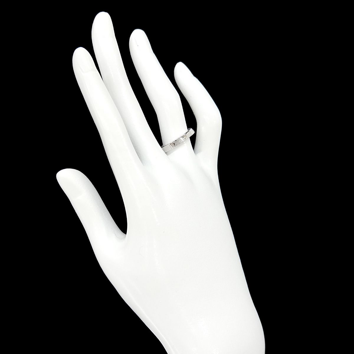 Cartier Laniere 51 Ring 18k WG White Gold 750 — view 7