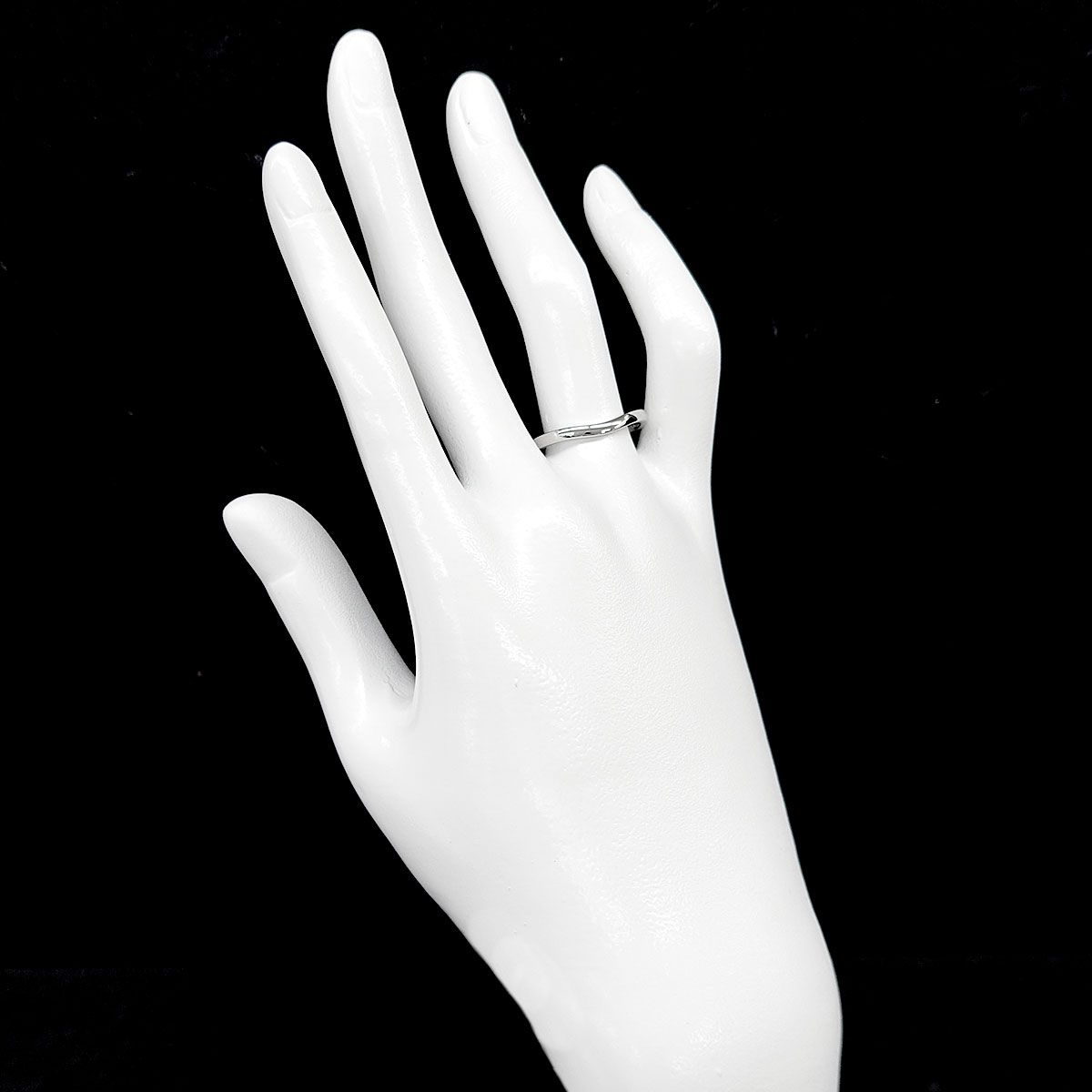 Cartier Ballerina Curve 56 Ring 2 Pt Platinum — view 7