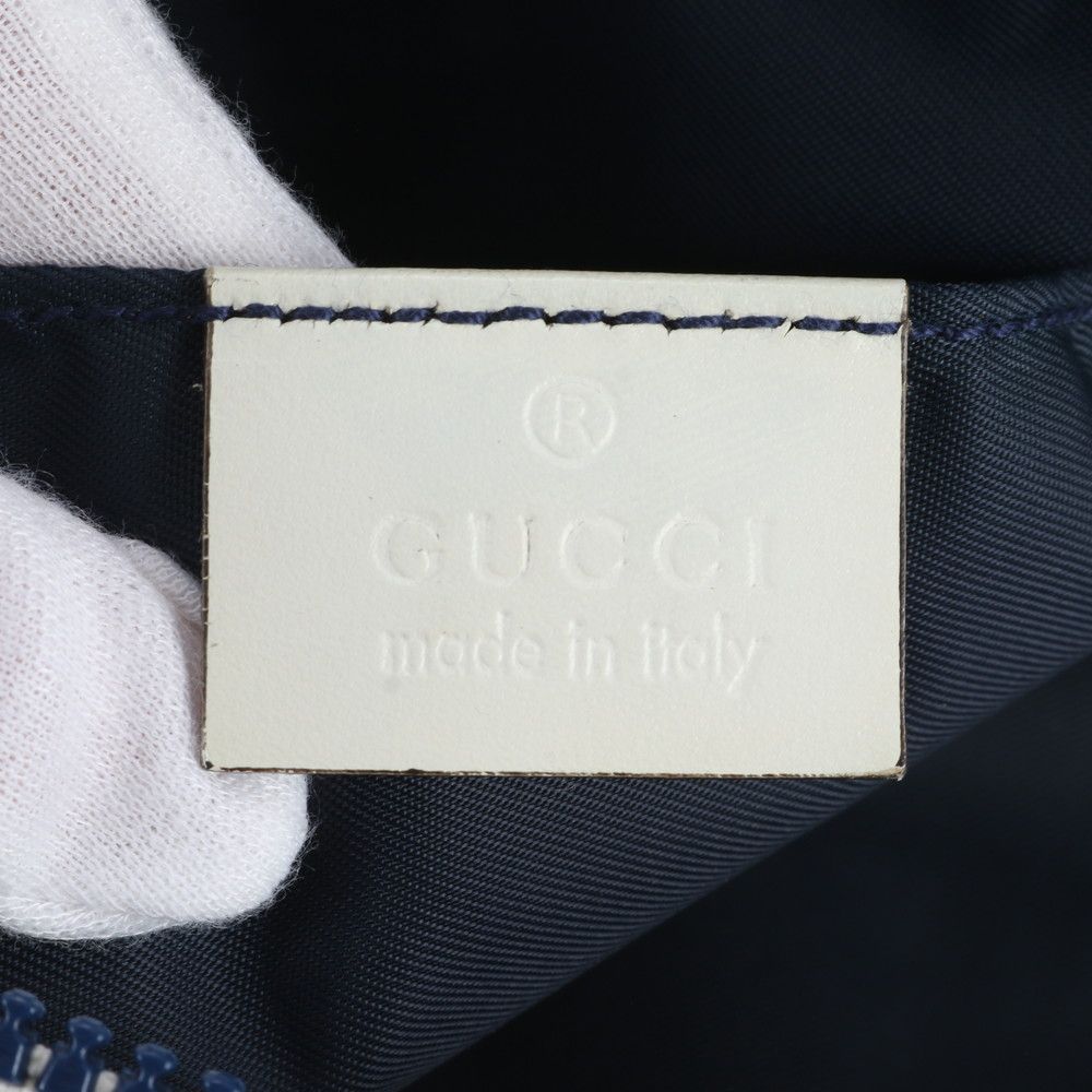 Gucci Leather 2-Way Belt Bag Crossbody Waist Pouch Shoulder Tote — view 9