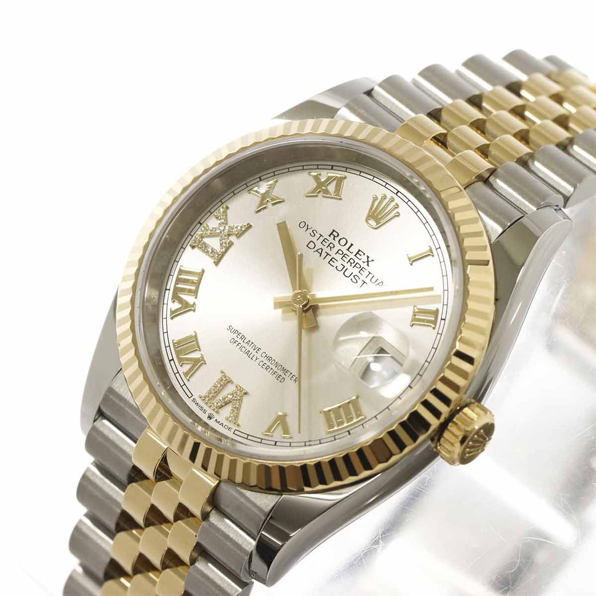 Rolex Datejust Roulette Watch Diamond 18k Yellow Gold Automatic Winding — view 7