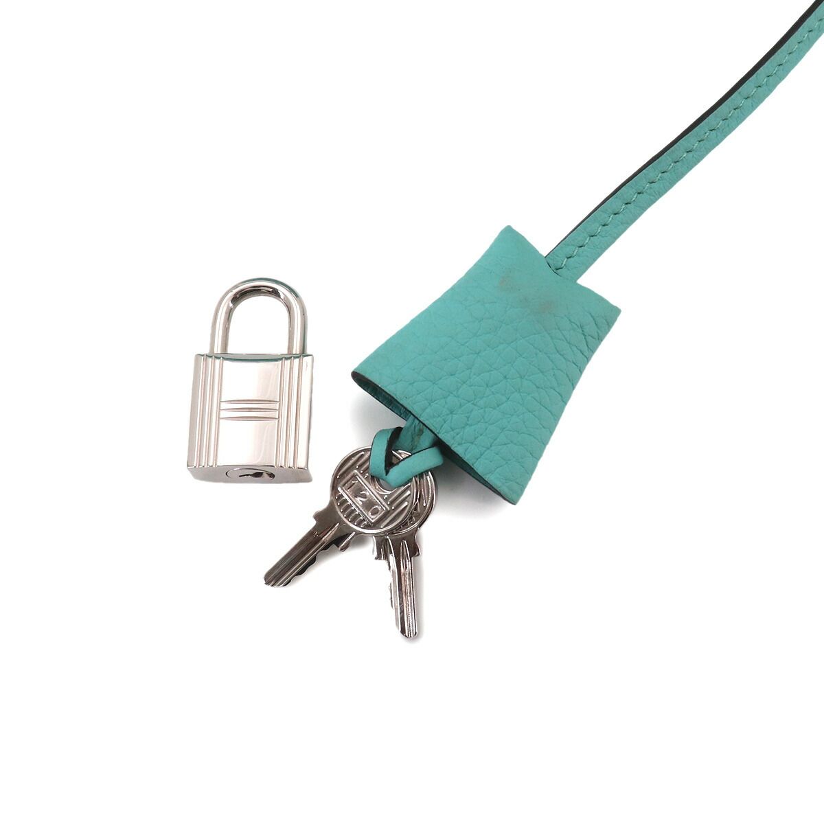 Hermes Victoria 2 35 Hand Bag Taurillon Clemence Blue Sun Seal Silver — view 9