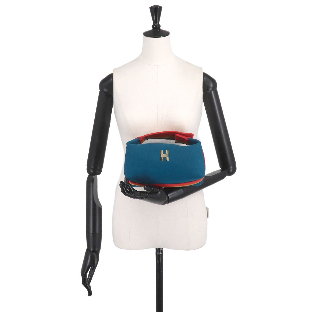 Hermes Bride-a-Brac PM Cover le Hand Bag Wool — view 9
