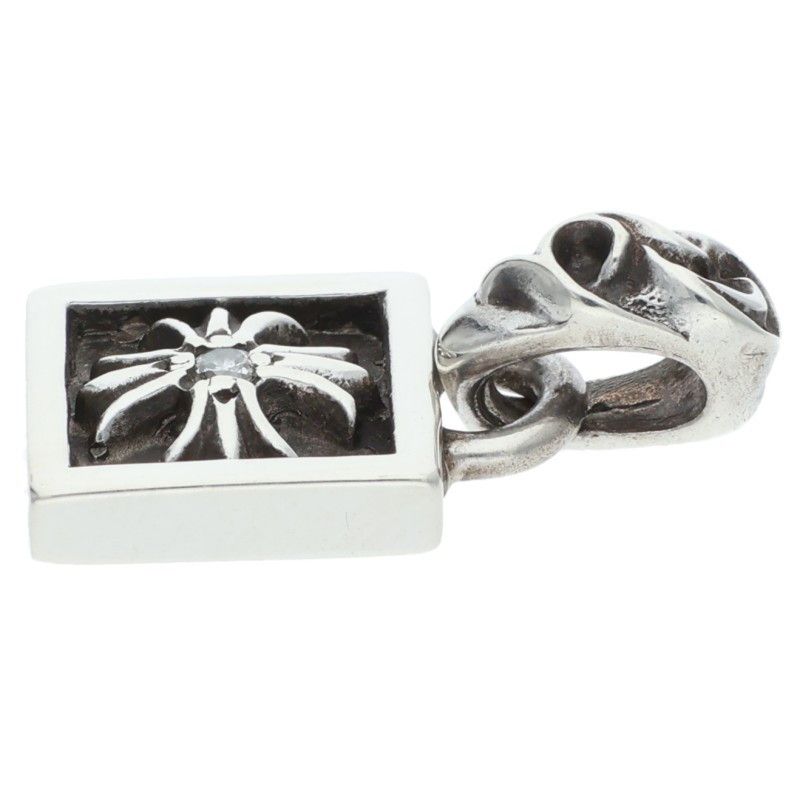 Chrome Hearts Framed CH Plus Charm Silver Pendant — view 5